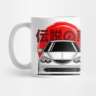 White DC5 RSX Front Mug